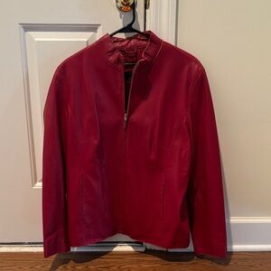 Vintage Wilson’s Red Leather Jacket